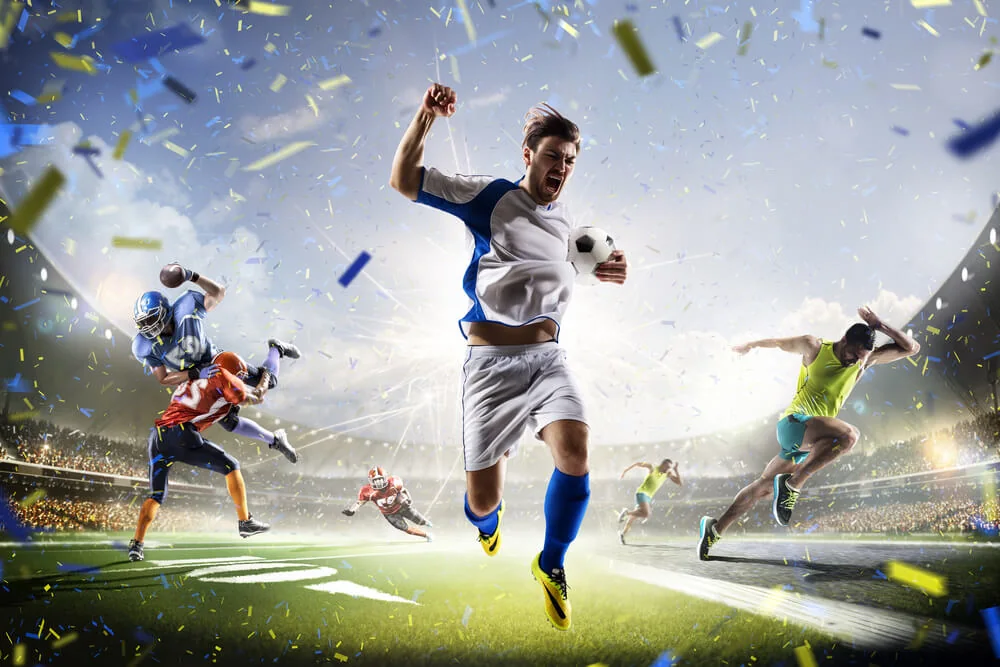 Tampilan olahraga untuk mengikuti pertandingan di perangkat mobile